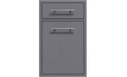 Challenger Designs Canyon Series Waste Bin Pull Out with Drawer Kitchen Cabinet