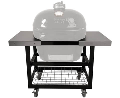 Primo XL &amp; Large Cart Base with Basket and SS Side Shelves
