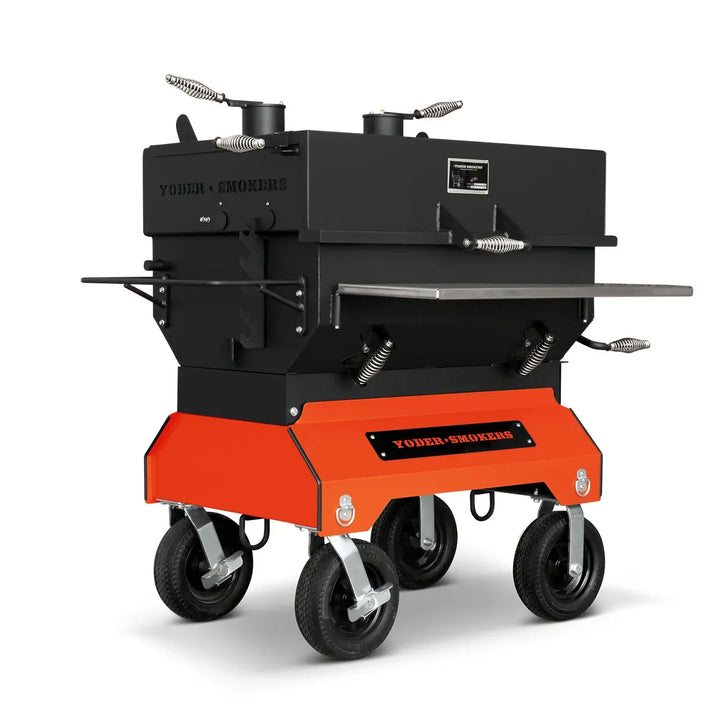 Yoder Smokers Flat Top 24 x 36" Charcoal Grill (Competition Cart)