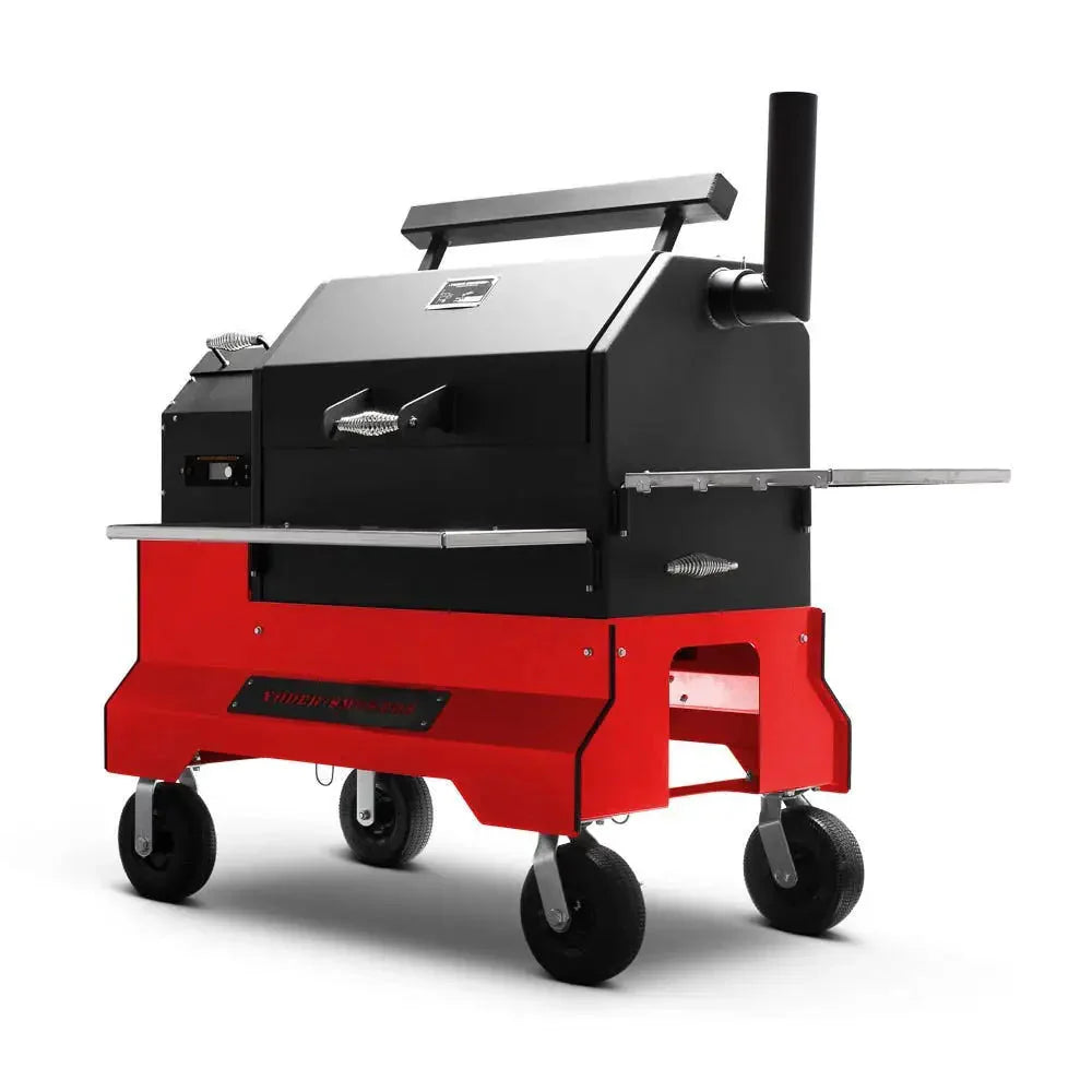 Yoder Smokers YS640S Pellet Grill on Competition Cart