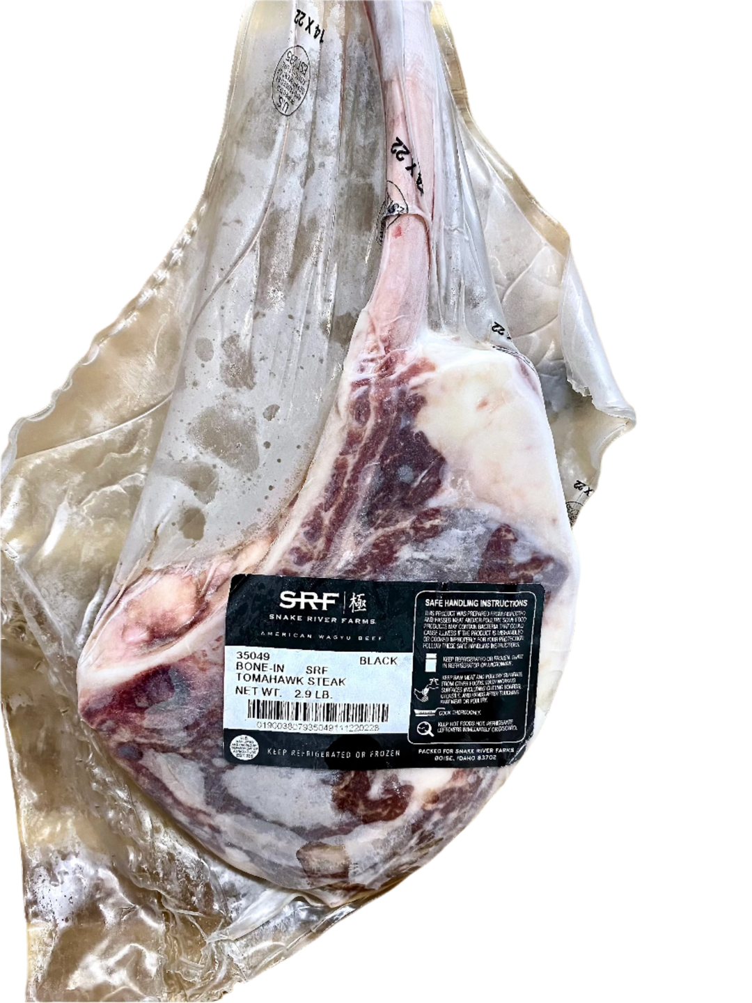 American Wagyu Beef Tomahawk Steak Black