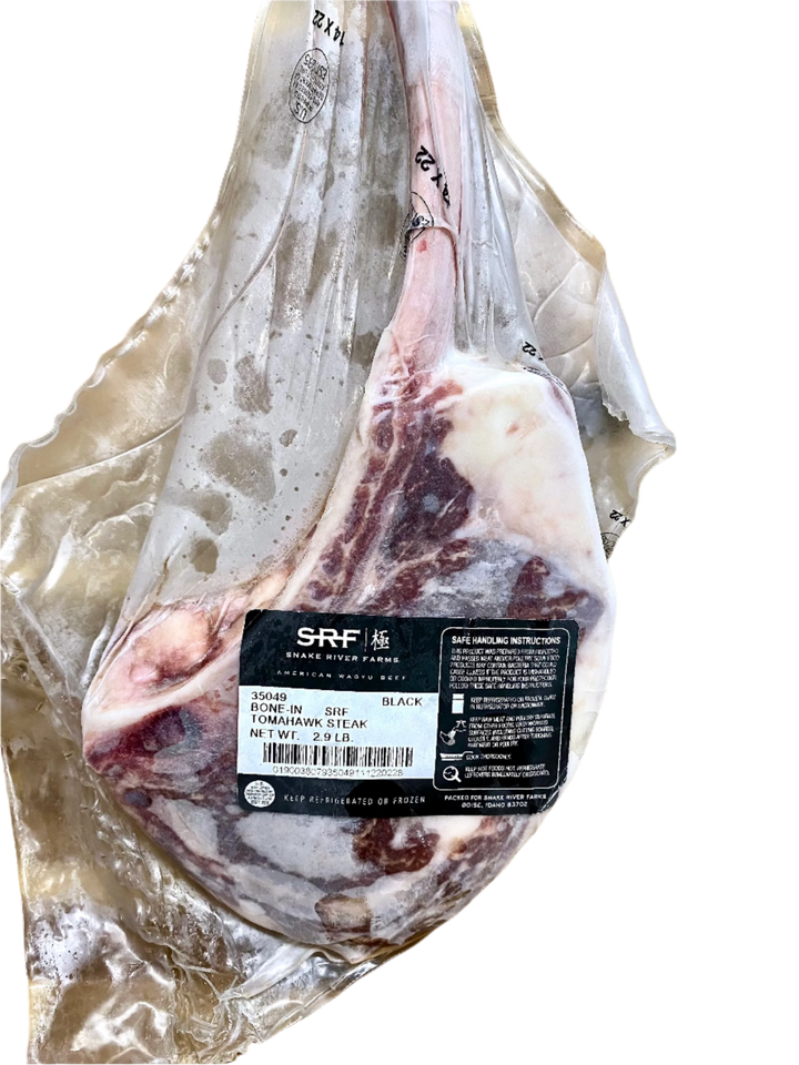 American Wagyu Beef Tomahawk Steak Black
