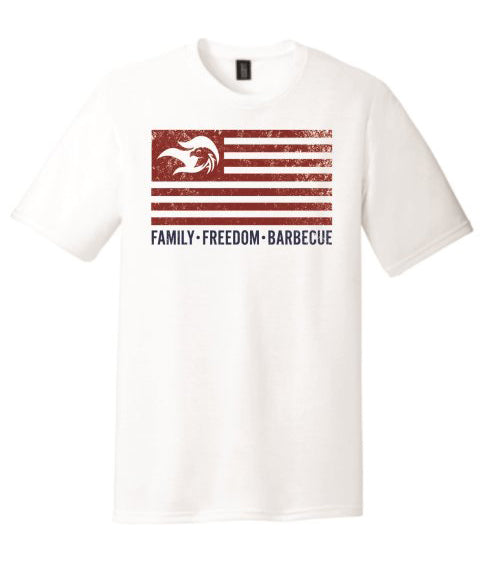 American Fire BBQ Flag Tee