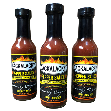 Cackalacky Super Extra Hot Pepper Hot Sauce
