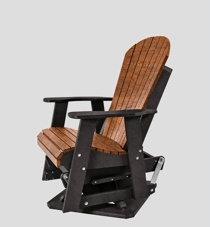 Kanyon Deluxe 2' Swivel Adirondack Glider - Made in America!