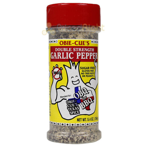 Obie Cue’s Double Strength Garlic Pepper Rub - Sugar Free