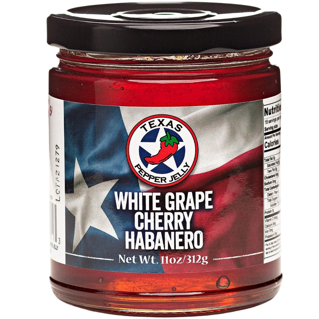 Texas Pepper Jelly White Grape Cherry Habanero Pepper Jelly