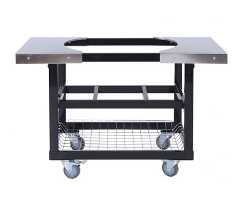 Primo XL & Large Cart Base with Basket and SS Side Shelves