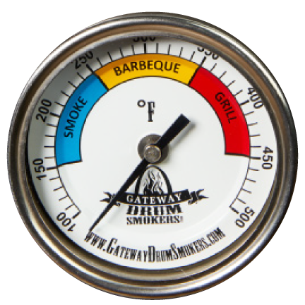 Gateway Drum Smokers 3" Custom Dial Thermometer