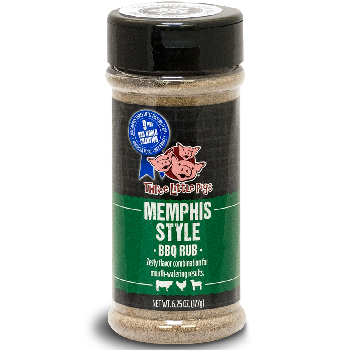 Three Little Pigs Memphis Style BBQ Rub