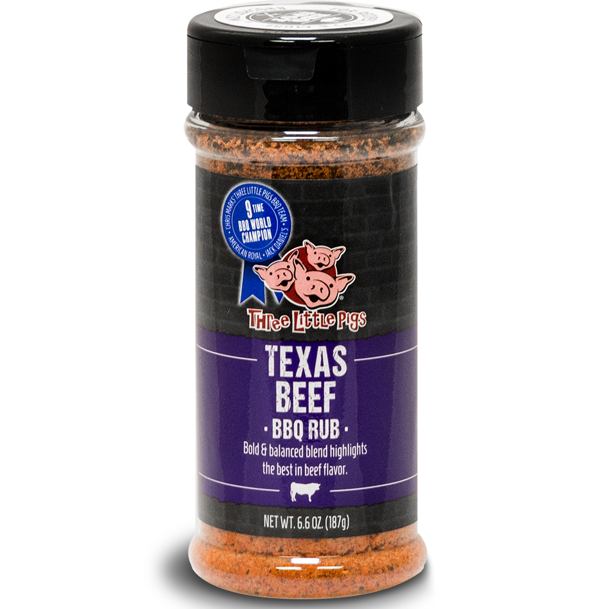 Three Little Pigs Texas Beef BBQ Rub, view 2